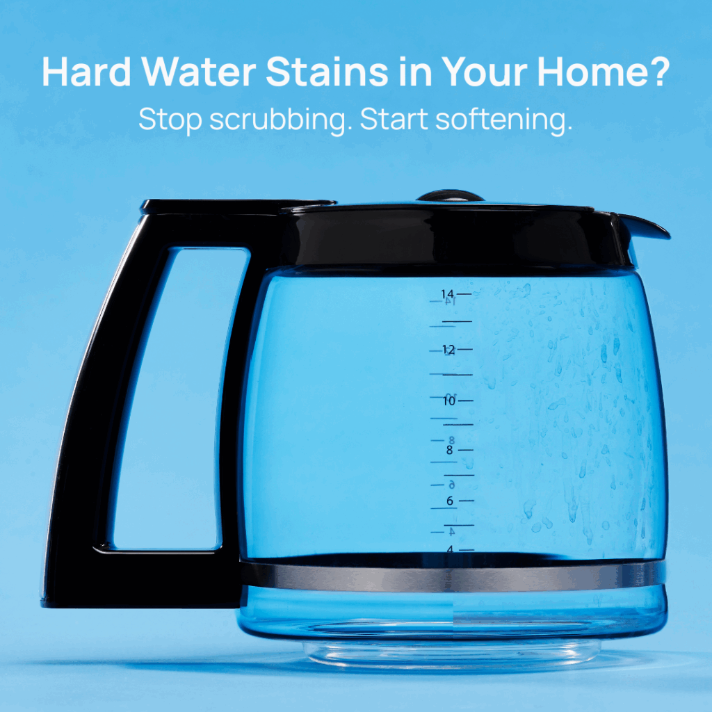 hard water stains on coffee pot
