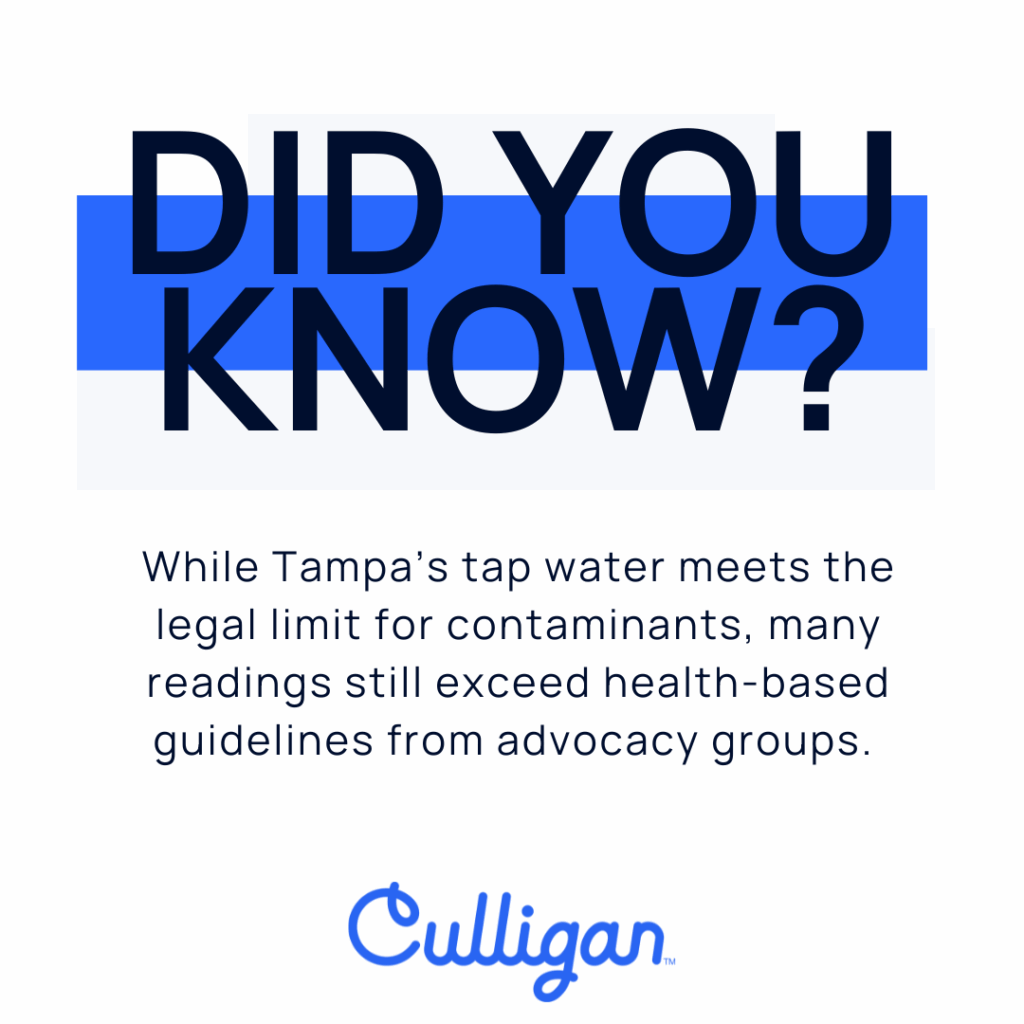 did you know about water treatment in tampa graphic